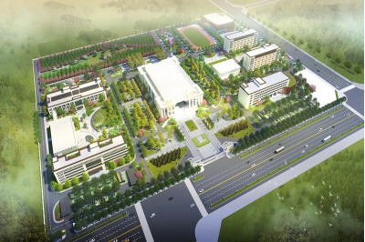 宝鸡市委党校迁建工程园林绿化景观和路灯方案设计